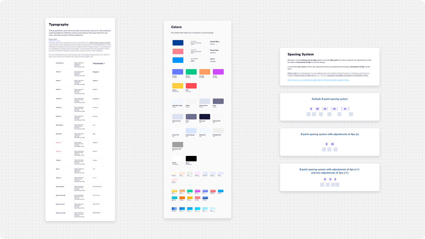 Typography, color, and spacing foundations for Infinity Design System